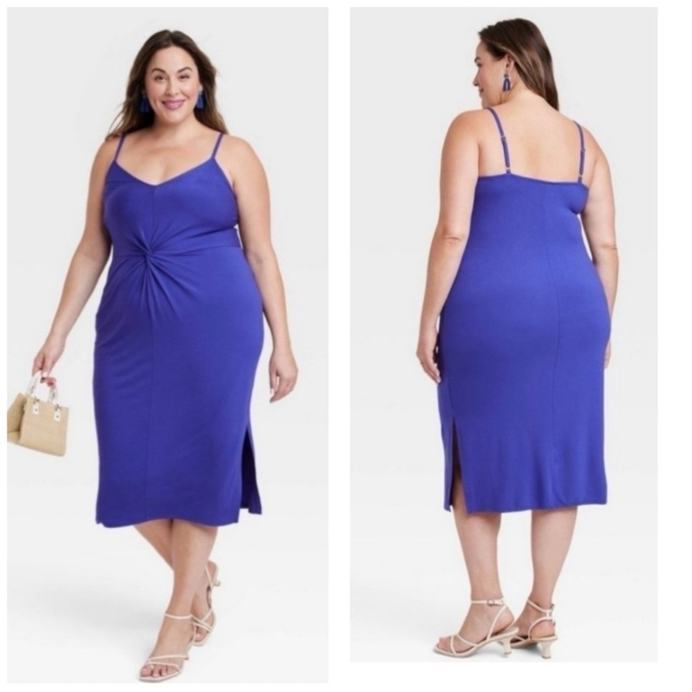 AVA & VIV Violet Sleeveless Dress Size 2X (20/22)